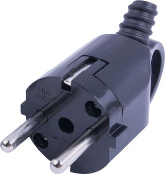 Вилка E.NEXT e.plug.angle.006.16 з ручкою та заземленням, чорна (s9100047) Вилка E.NEXT e.plug.angle.006.16 з ручкою та заземленням, чорна (s9100047)