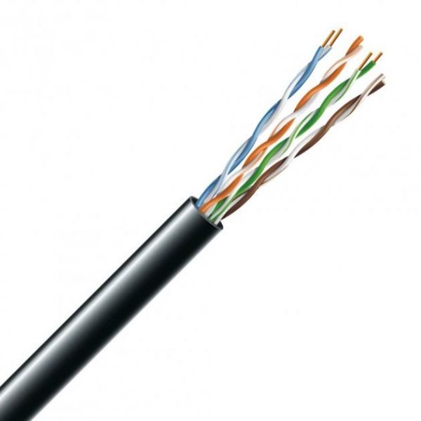 Кабель вита пара U/UTP Cat.5e PE 4x2x24 AWG ЗЗКМ Кабель вита пара U/UTP Cat.5e PE 4x2x24 AWG ЗЗКМ