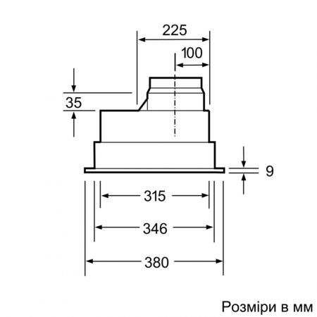 Вытяжка Bosch DHL555BL