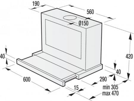 Вытяжка Gorenje BHP623E8X