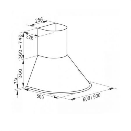 Вытяжка Kaiser A 6423 GrBe Eco