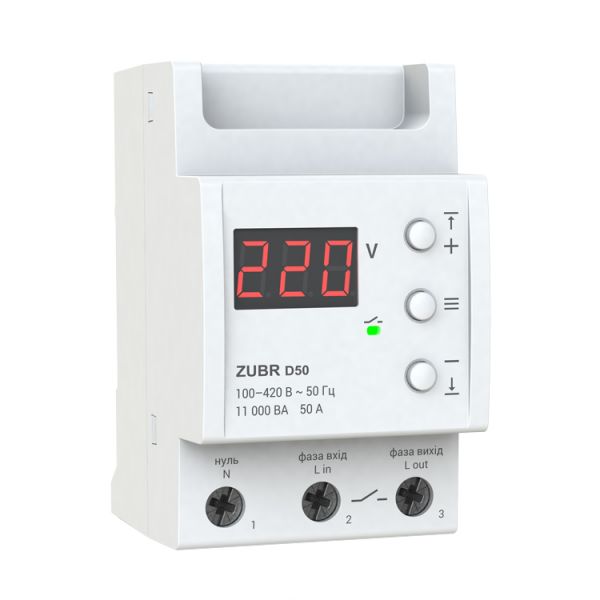 Реле напруги ZUBR D50 (4820120220432) Реле напруги ZUBR D50 (4820120220432)